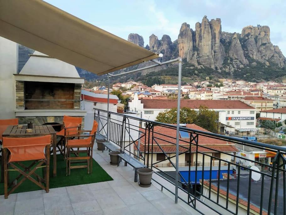 Best View Of Meteora In "Stavros Home" 卡兰巴卡 外观 照片