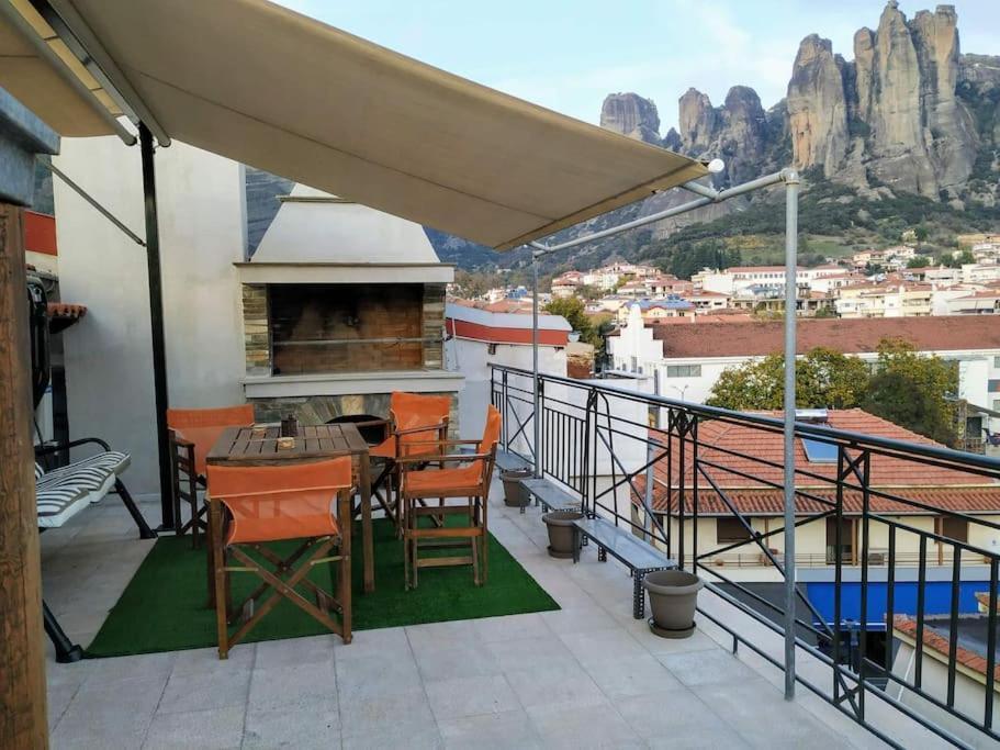 Best View Of Meteora In "Stavros Home" 卡兰巴卡 外观 照片